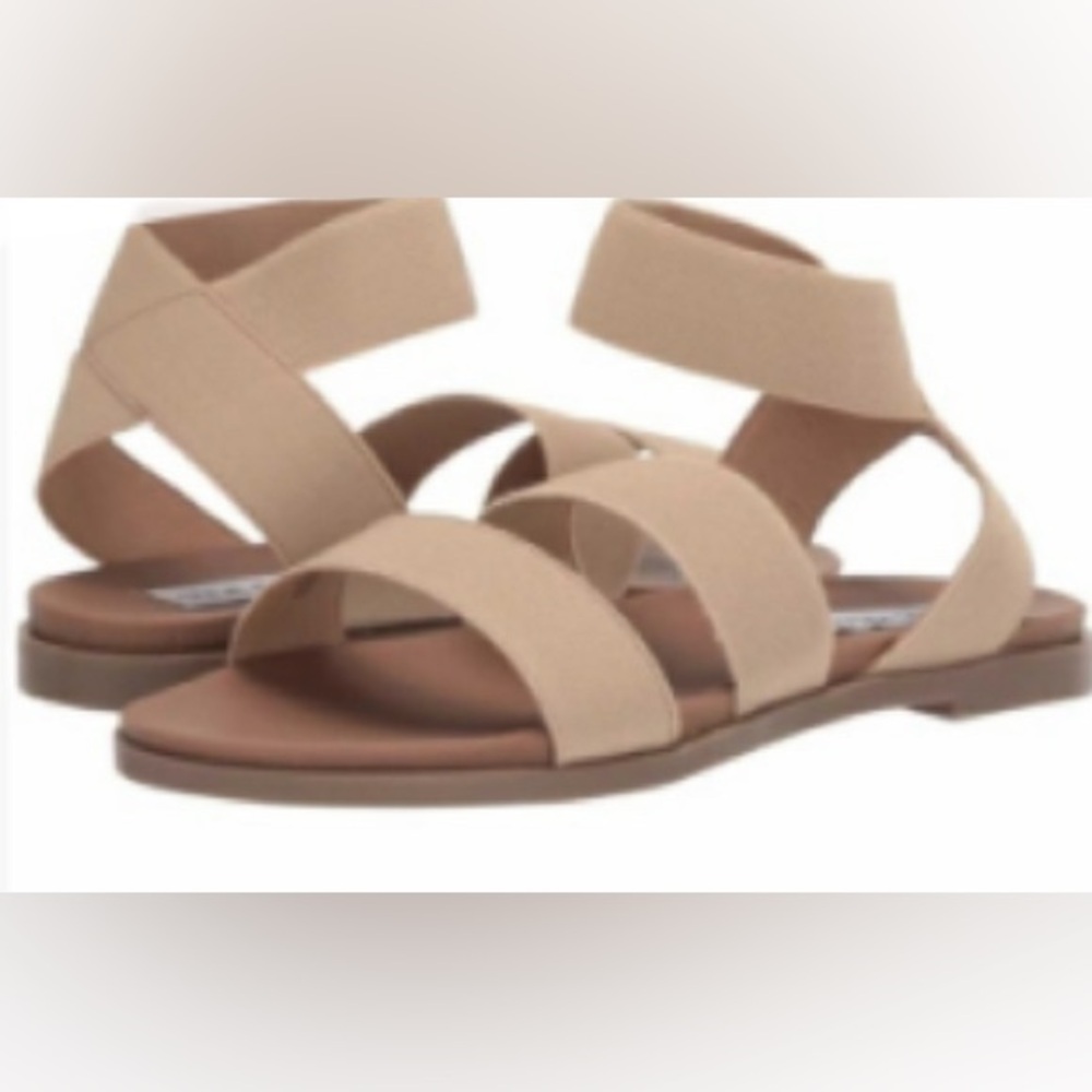 Steve Madden Effie Sandals, women’s Size 7.5 7 1/2, tan neutral strappy sandals